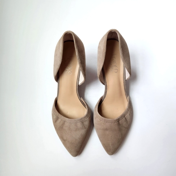 Franco Sarto Women's Suede Leather Fenway Wedge Tan Cocco Color Size 8 - Picture 14 of 14